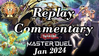 MASTER TIER 1 Harpie TriBrigade Replays w Commentary  YuGiOh Master Duel February 2024 [upl. by Olegnaed]