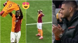 Victor Osimhen dedicates his goal to Mauro Icardi ❤️😍  Galatasaray 32 Samsunspor Highlights [upl. by Rubens]