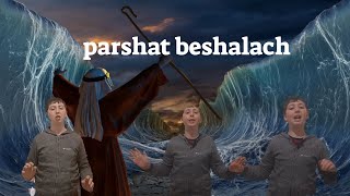 Parsha Shavua parshat beshalach for kids  believe in god  two minutes [upl. by Racklin]