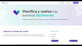 Webinar El Poder de Ivento  09 julio 2024 [upl. by Geis]