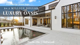 Nashville Luxury Living  New Construction Masterpiece in Nashville  Hillwood  409 Hillwood Blvd [upl. by Ielerol]