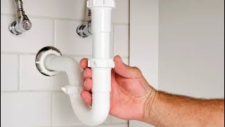 Bathroom SINK Leaking Water where Tailpiece amp PTrap Connect How to Fix Coupling Nut Slow Leak Trap [upl. by Aleemaj]