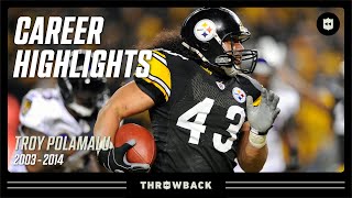 Troy Polamalus UNREAL Career Highlights  NFL Legends [upl. by Sproul]