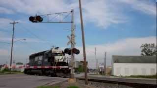 Norfolk Southern SD402 3409 In Maumee Ohio [upl. by Miharbi]