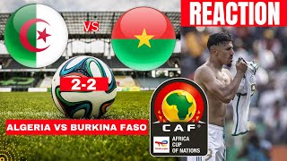 Algeria vs Burkina Faso 22 Live Africa Cup Nations AFCON Football Match Score Highlights Direct [upl. by Annoed]