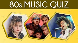 Guess The Song  80s Music Quiz [upl. by Teodor]