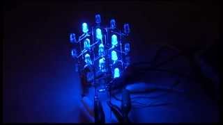 LED Cube 3x3x3  Arduino [upl. by Arten]