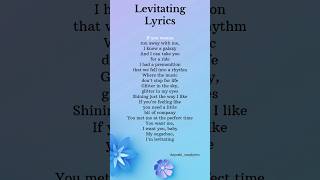 quotLevitatingquotDua Lipa song shorts lyrics dua [upl. by Namien]