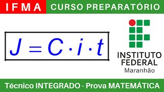 IFMA 🔴 Curso Preparatório 202425 de MATEMÁTICA IFMA Técnico Integrado ao Ensino Médio BoraIF [upl. by Hannie]