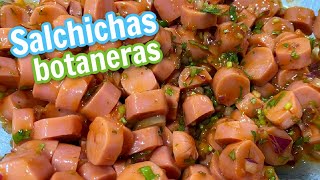 SALCHICHAS BOTANERAS  BOTANA FRÍA  ALE DE NAVA [upl. by Ahsilet]