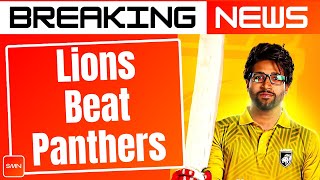 Lions Vs Panthers ll Champions T20 Cup 2024 ll GOAT Analysis ll SMN Sports [upl. by Dole]