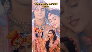 Why Krishna Married 16100 Womenkrishnastoryshortsmusicloveindiatrendingshareexplorelike [upl. by Htabmas]