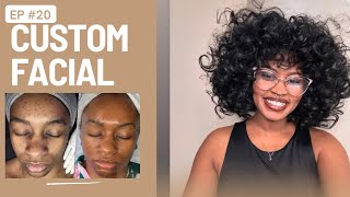 Day in the life as an esthetician  Custom Facial To Get Rid Of Hyperpigmentation 🏁 ￼ [upl. by Adnema]