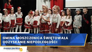 Gmina Moszczenica świętowała odzyskanie niepodległości [upl. by Tallie194]