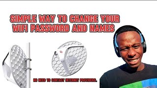 How to change WiFi password  Video number 15 [upl. by Anyak]