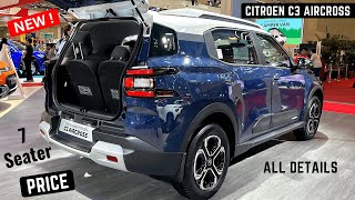 2023 Citroen C3 Aircross Automatic 7Seater SUV  Price Features Interiors Mileage  C3 Aircross [upl. by Ordnaxela]