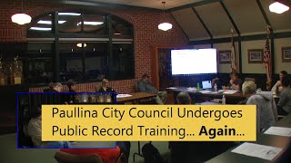 Paullina City Council Meeting Nov 20 2023 [upl. by Notslar]