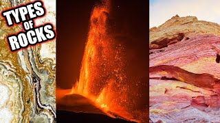 The Rock Cycle for Kids  Sedimentary Metamorphic and Igneous [upl. by Yalc]