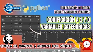 🤖 🐍 OneHotEncoder Convertir variables categóricas a 1 y 0  Featureengine  ¡Automático  Python [upl. by Bensky960]