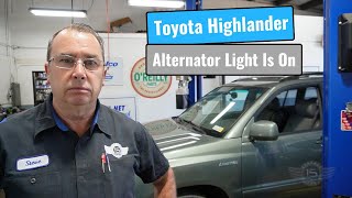 Toyota Highlander Alternator Light On [upl. by Giule]