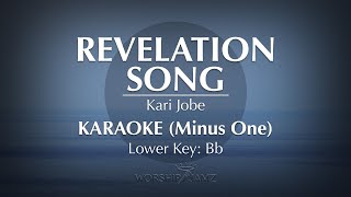 Revelation Song  Kari Jobe  Karaoke Lower Key [upl. by Nnyledam]