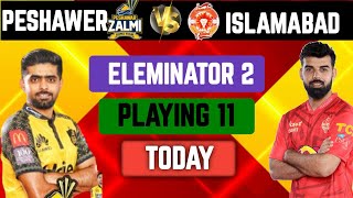 Peshawar Zalmi vs Islamabad United 2nd Eliminator Match Details Head to Head Record and Playing 11 [upl. by Azeel]