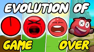 Evolution of Red Ball Deaths amp Game Over Screens 20082024 [upl. by Andre]