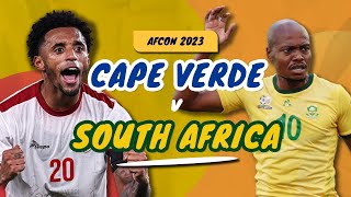 Giant killers Cape Verde 🇨🇻 and Bafana Bafana 🇿🇦 meet up in this quarter finals matchup [upl. by Omari]