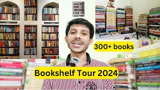 My Bookshelf Tour 2024 📚 300 book collection [upl. by Sufur]