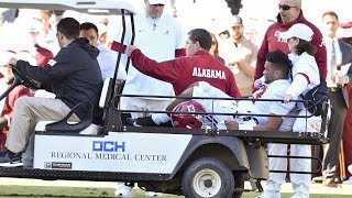 Tua Tagovailoa Injury FULL VIDEO  5 Alabama vs Mississippi State 2019 [upl. by Aymahs]