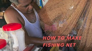 How to make fishing net Fishing Nets fishing net making in Bangladesh [upl. by Enigroeg]