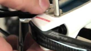 Changing lever of a MAGURA Marta disc brake 2009→ [upl. by Ihpen]