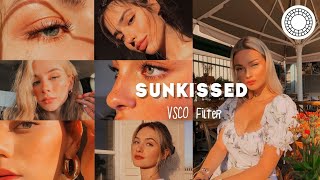 Sunkissed VSCO editing  vsco photo editing tutorial [upl. by Meerek]