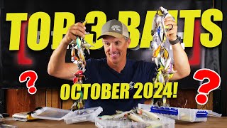 Top 3 October Baits For Big Bass [upl. by Manley]