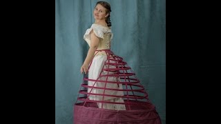 Making an elliptical crinoline timelapse [upl. by Starkey]