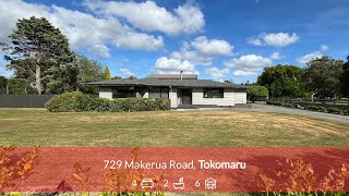 729 Makerua Road Tokomaru Horowhenua Manawatu [upl. by Lladnek]