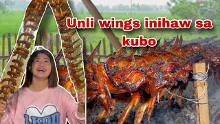 Nakasama ko ang iba’tibang artista at influencers  Nagluto ako ng inihaw na wings sa kubo [upl. by Soalokcin]