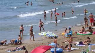 Playa de Sant Sebastia Sitges Spain [upl. by Tol]