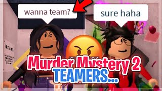 Teamers get KARMA in MM2 😈  ROBLOX Murder Mystery 2 Funny Moments [upl. by Clo251]