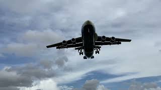 BAe 146300 GLUXE Landing at EGTC Cranfield Airport 8922 [upl. by Amles726]