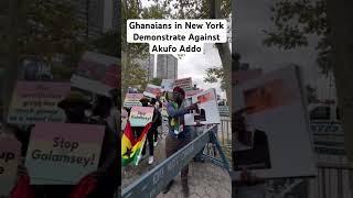 Ghanaians in New York Demonstrate Against Akufo Addo ghana stopgalamsey fixthecountry akufoaddo [upl. by Cicily]