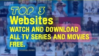 Free movies amp TV series 2018 [upl. by Kean292]