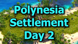 Forge of Empires Polynesia Settlement  Day Two  End of Day 1 [upl. by Dnyletak]