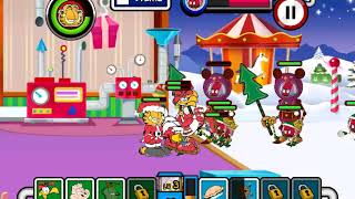 GARFIELD DEFENSE 2  XMAS TOWN GARFIELD HERO CAPITULO 14 78 [upl. by Notniw]