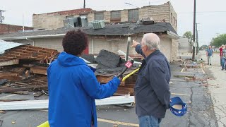 Cleanup underway in Jay County after tornado hit [upl. by Wade]