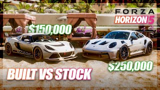 Forza Horizon 5  Built vs Stock NEW 992 GT3 RS [upl. by Tarrah]