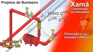 0141  Cálculo de sistemas hidráulicos para projeto de incêndio  Parte 13 [upl. by Lilac]