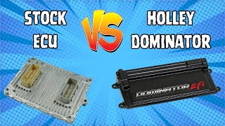 Stock ECU Vs Holley Dominator Dyno Showdown Which Reigns Supreme [upl. by Barina]