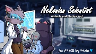 ASMR  Nekonian Scientist Abducts and Studies You Hugs Writing Sounds Tail Brushing Nyas [upl. by Pallaten558]