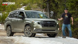 2025 Subaru Forester Reviewed on Snow Dirt and Street [upl. by Ewart]